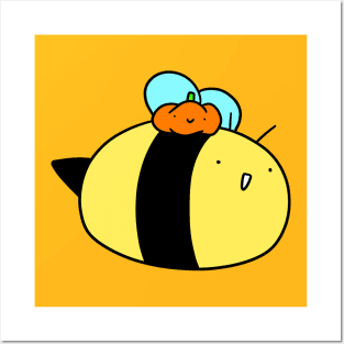 Pumpkin Bee Posters and Art